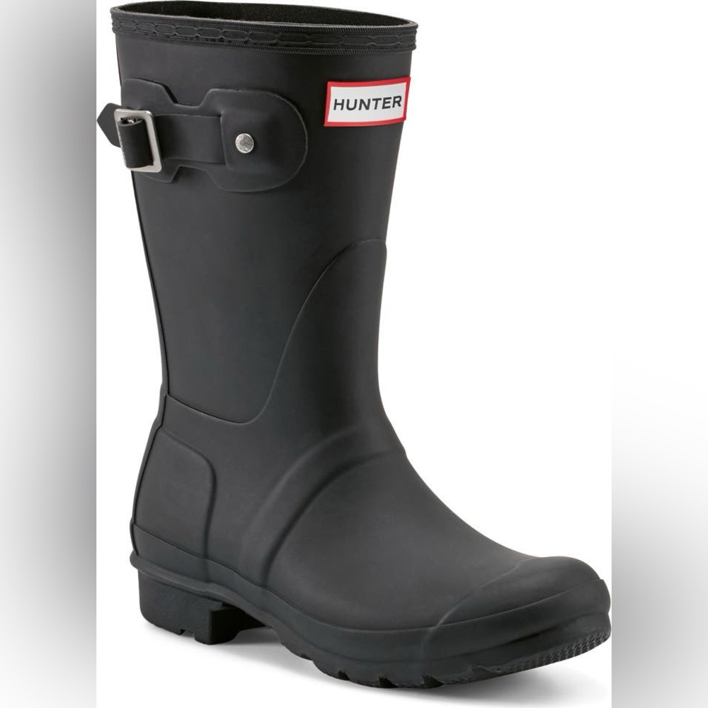Hunter Black Rain Boots 10M